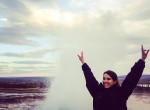 geyser iceland kasia kowalczyk z twins on tour travel blog